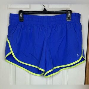 Danskin Women’s Blue Gym Running Workout Shorts Size Large 12 14